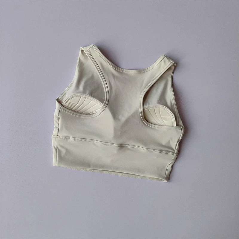 Shock proof Compact Sports Vest Running Breathable Full cup Yoga Vest Gym Clothing Summer Fitness Sports Bra The Clothing Company Sydney