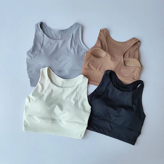 Shock proof Compact Sports Vest Running Breathable Full cup Yoga Vest Gym Clothing Summer Fitness Sports Bra The Clothing Company Sydney