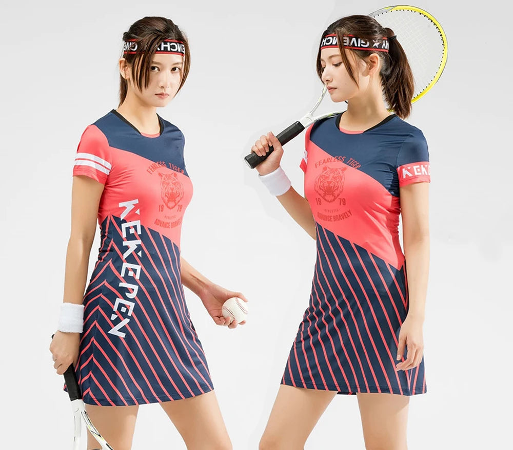 2 Piece Women's Tennis dress Sports Dress Inner shorts Ladies Squash Badminton Dress sports skirt with Shorts Gym workout Sportswear The Clothing Company Sydney