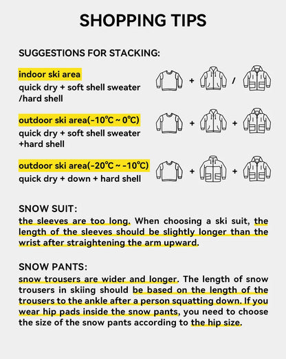 Men Women Ski Jacket Ski Pants Warm Windproof Winter Overalls Hoodie Waterproof Outdoor Sports Clothing The Clothing Company Sydney