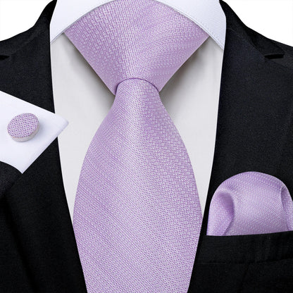 Luxury Purple Paisley Silk Tie Set for Men – 8cm Gift Set The Clothing Company Sydney