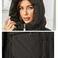Hooded Parkas Women's Plus Size Casual Hooded Pocket Women Down Jacket Coat Outwear - The Clothing Company Sydney