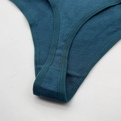 5 Piece Set Cotton Mix Panties G-String Womens Lingerie Thong Intimate Underwear The Clothing Company Sydney