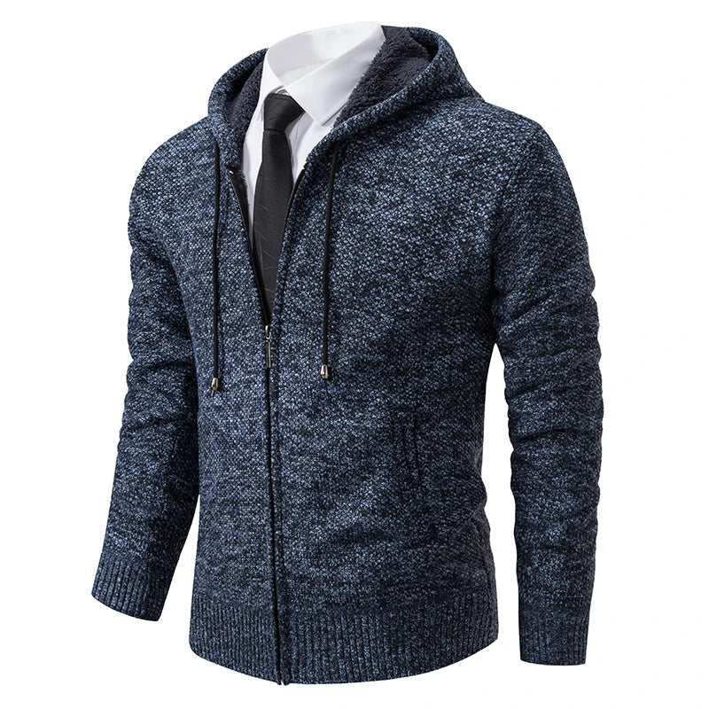 Men's Casual Stand Collar Sweater Zipper Cardigan The Clothing Company Sydney