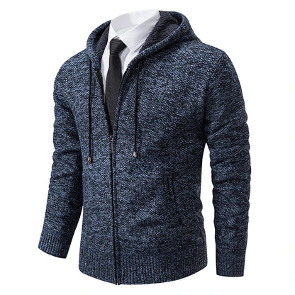 Men's Casual Stand Collar Sweater Zipper Cardigan The Clothing Company Sydney