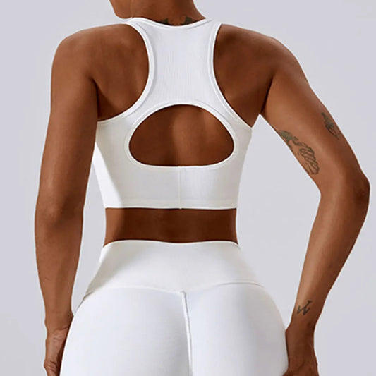 Women's Sport Bras Gym High Intensity  Running Yoga Beautiful Back Dry Bras Shockproof Rib Workout Bra Seamless Fitness Top The Clothing Company Sydney