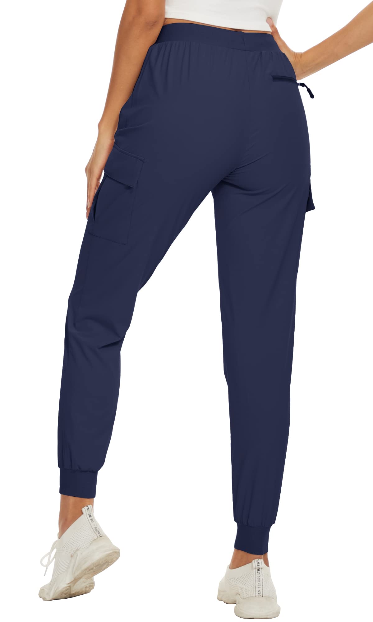 Summer Quick Dry Pants Women's Jogger Sweatpants Lightweight Breathable 6 Pockets Elastic Waist Casual Long Trousers The Clothing Company Sydney