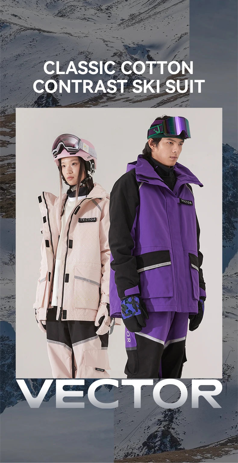 Men Women Ski Jacket Winter Warm Windproof Waterproof Ski Suit Outdoor Sports Snowboard - The Clothing Company Sydney