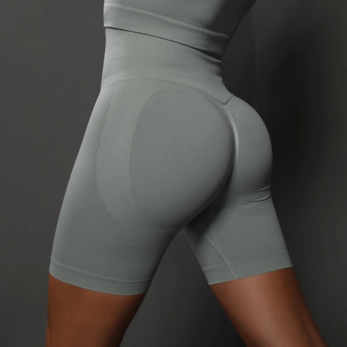 Seamless Yoga Workout Gym Fitness High Waist Sports Shorts The Clothing Company Sydney