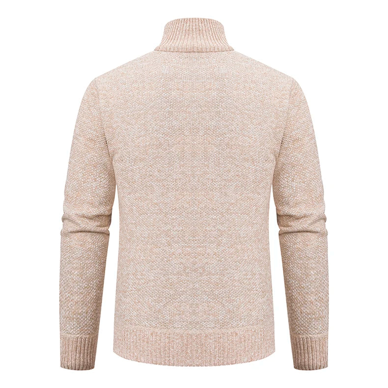 Men's Casual Stand Collar Sweater Zipper Cardigan The Clothing Company Sydney