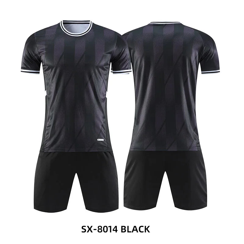 Adult Kids Customised Football Jerseys Soccer Uniform Mem Women Team Training Quick-Drying Sportswear  Futsal Tracksuit Outfit