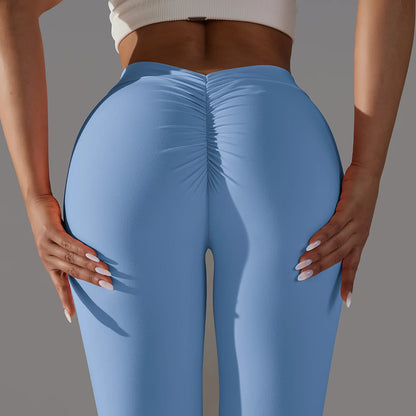 V Shape Waist Push Up Women's Fitness Yoga Pants Workout Tights Gym Leggings - The Clothing Company Sydney