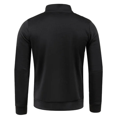 Men's Half Zipper Long Sleeve Pullover Turtleneck Sweater The Clothing Company Sydney