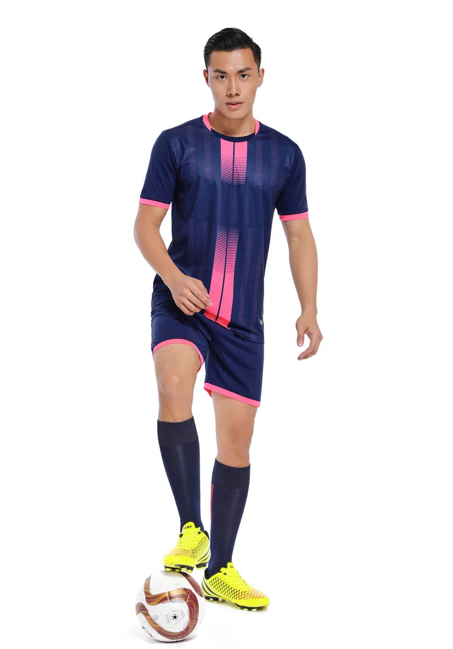 Men Women Kids Soccer Set Short Sleeve Volleyball Uniform Football Jersey Team Training Shirts Sport Kit Suit Breathable Set The Clothing Company Sydney