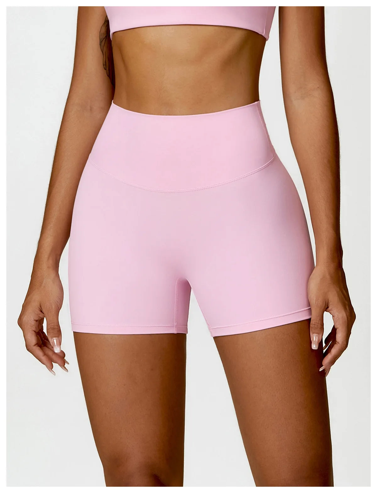 Women's Yoga Shorts Gym Leggings Cycling Slim Fit Workout Shorts High Waist Sports Shorts - The Clothing Company Sydney