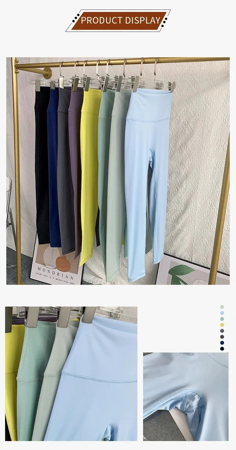 Yoga Leggings High Waist Breathable Quick Drying Yoga Pants Fitness Running Cycling Workout Gym Clothing The Clothing Company Sydney