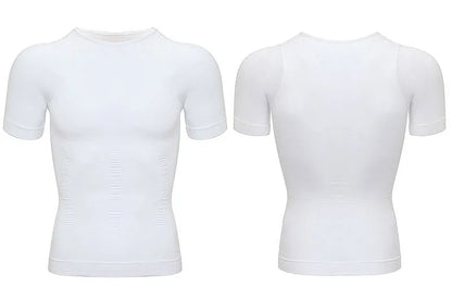 Men's Body Shaper Vest Shirt Abs Gym Workout Compression Tank Top Sleeveless Shapewear - The Clothing Company Sydney