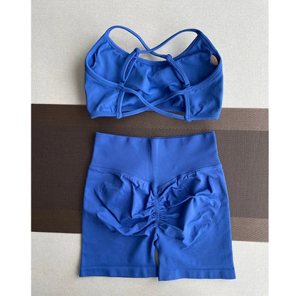 Solid Seamless Half Pants Women Soft  Fitness Outfits Yoga Gym Running Bike Wear Bicycle Skorts The Clothing Company Sydney