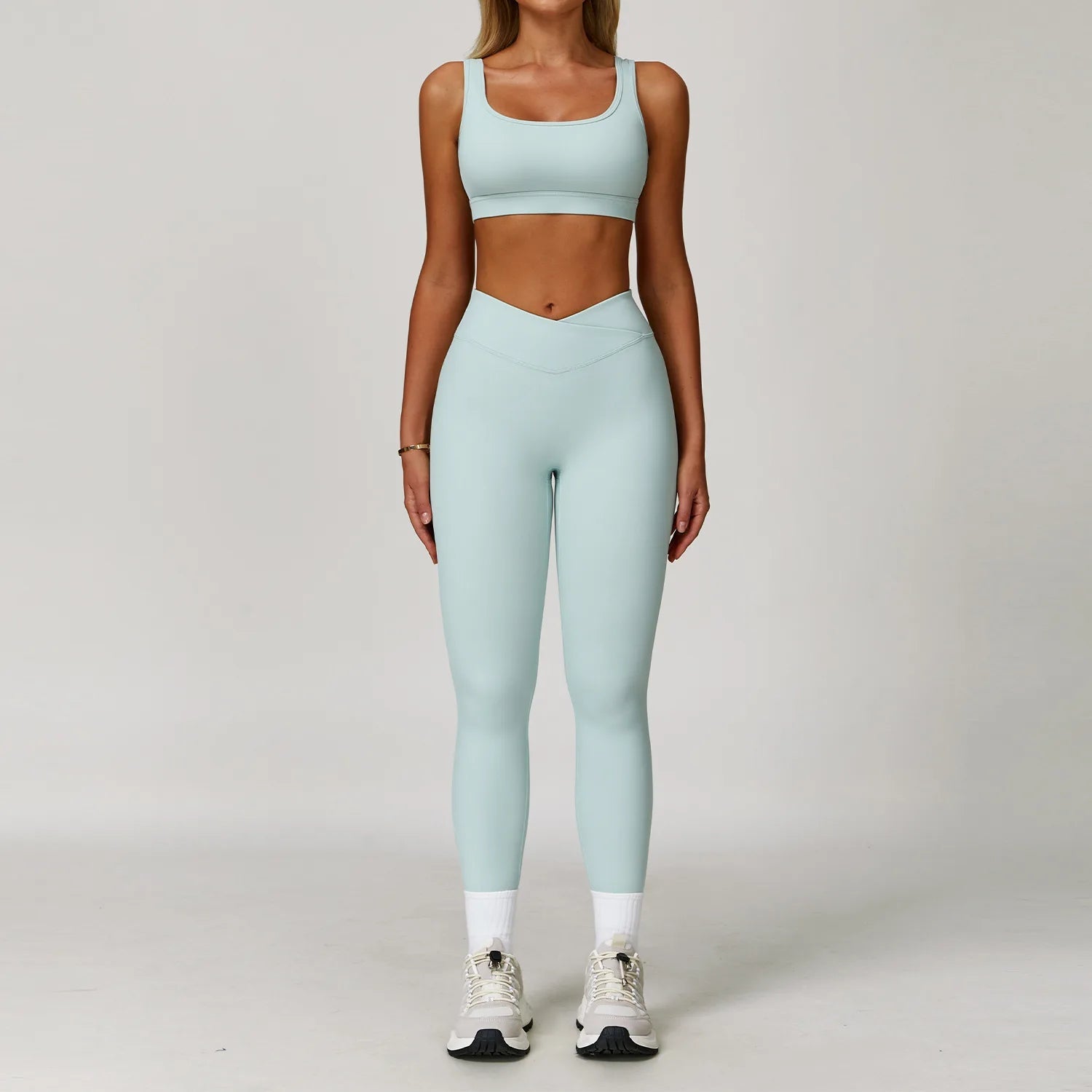 2 Piece Women's Sportswear Yoga Gym Clothes Workout Outfits Yoga Suits Tracksuits Fitness Set Sports Bra Running Gym Leggings The Clothing Company Sydney