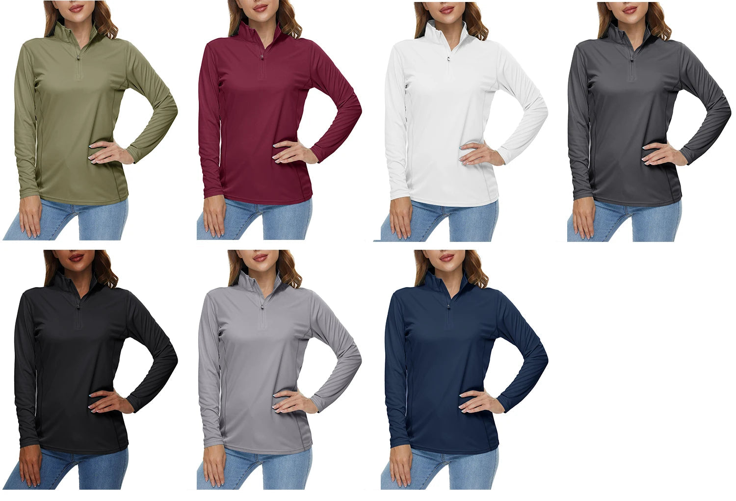 UPF 50+ Quick Dry Long Sleeve T Shirts Womens Anti UV/Sun Protection Shirts Running Hiking Fishing T-Shirts Outdoor Top The Clothing Company Sydney