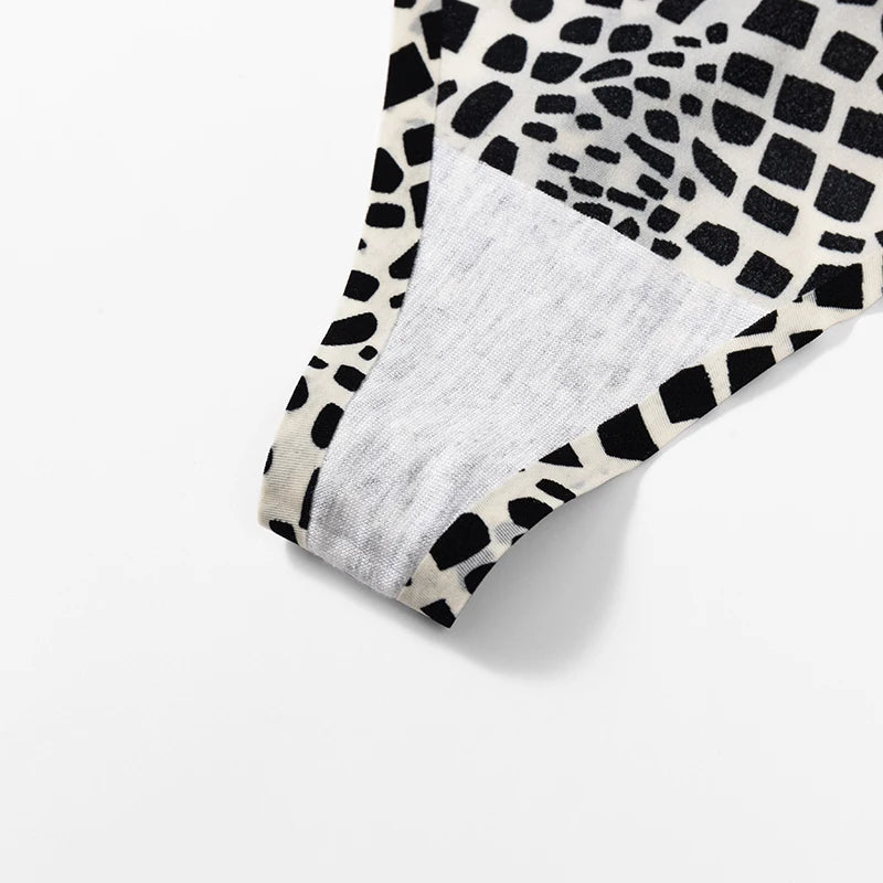 3 Pack Women's Panties Leopard Print Thongs Seamless Underwear Lingerie G-Strings T-Back - The Clothing Company Sydney