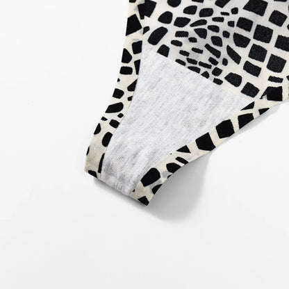 3 Pack Women's Panties Leopard Print Thongs Seamless Underwear Lingerie G-Strings T-Back - The Clothing Company Sydney