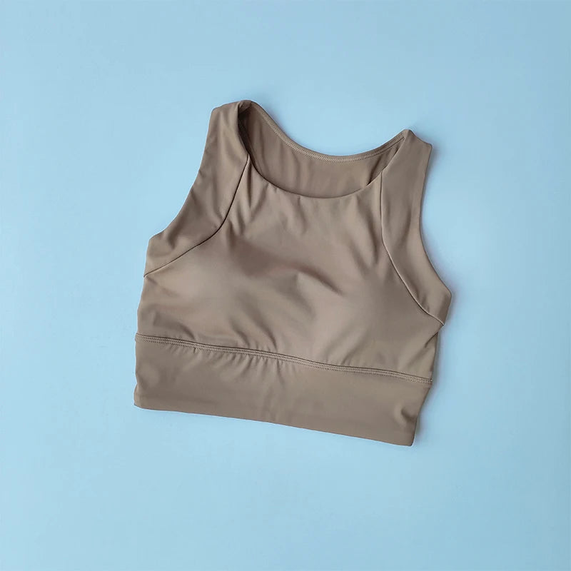 Shock proof Compact Sports Vest Running Breathable Full cup Yoga Vest Gym Clothing Summer Fitness Sports Bra The Clothing Company Sydney