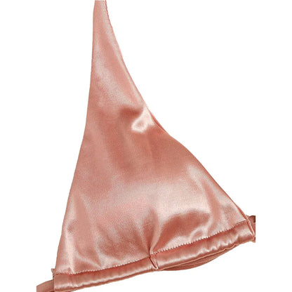 2 Piece Halter Satin Brazilian Bikini Swimwear Swimsuit Two piece Bikini set Bather Bathing Suit - The Clothing Company Sydney