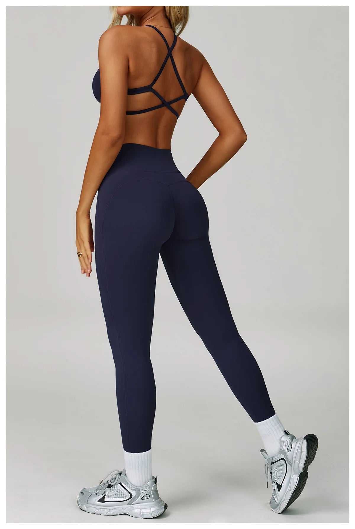 2 Piece Set Women's Tracksuit Fitness Clothes Yoga Sets Sportswear Workout Bra High Waist Leggings Set Gym Clothing Sports Suits The Clothing Company Sydney