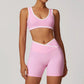 2 Piece Yoga Set Women's Workout Outfits Fitness Sportswear Gym Tracksuit High Waist Leggings Sports Bra Athletic Wear The Clothing Company Sydney