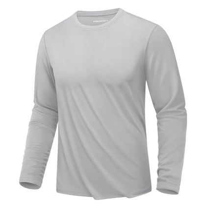 UPF 80+ Sun Protection T-shirts Men's Quick Dry Long Sleeve Athlectic T Shirts Performance Sports T-shirts Rash Guard The Clothing Company Sydney