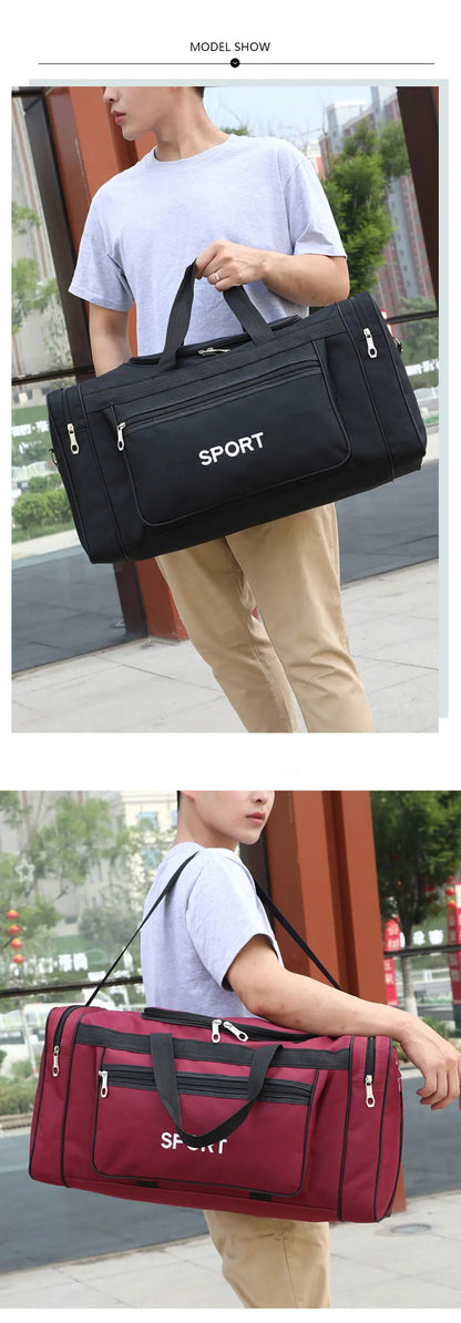 Large Capacity Sports Fitness Cricket Soccer Basketball Football Multifunction Travel Training Shoulder Duffle Bag - The Clothing Company Sydney