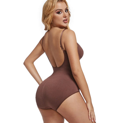 Womens Backless Bodysuits Seamless Shapewear Body Shaper Camisole Tops Corset Shapewear - The Clothing Company Sydney
