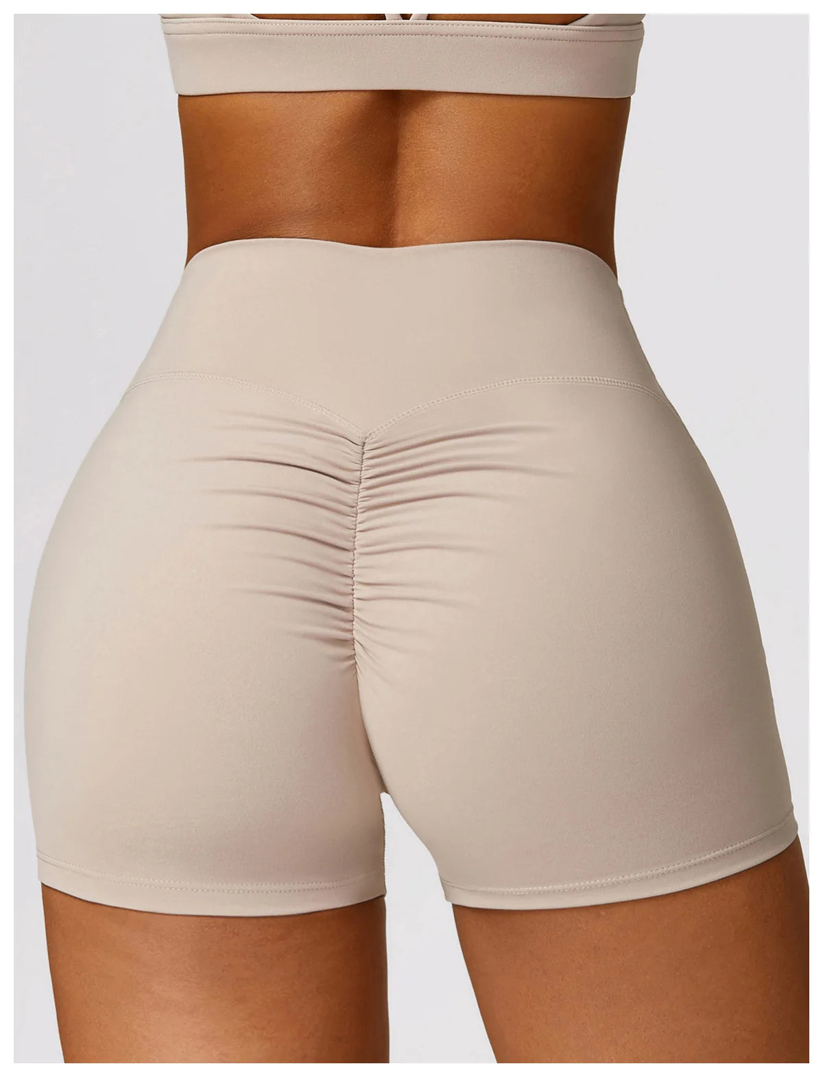 Women's Yoga Shorts Gym Leggings Cycling Slim Fit Workout Shorts High Waist Sports Shorts - The Clothing Company Sydney