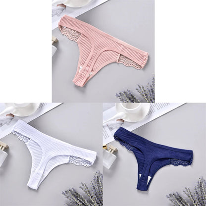 3 Pack Cotton Mix Antibacterial Women's Panties G-string Quick Drying Soft Underwear Breathable Panty The Clothing Company Sydney
