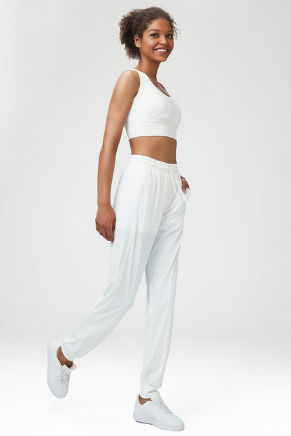 Two Piece Workout Yoga Suit Women Solid Color Breathable Running Sportswear SBra Joggers Pants Athletic Wear Gym Clothes The Clothing Company Sydney