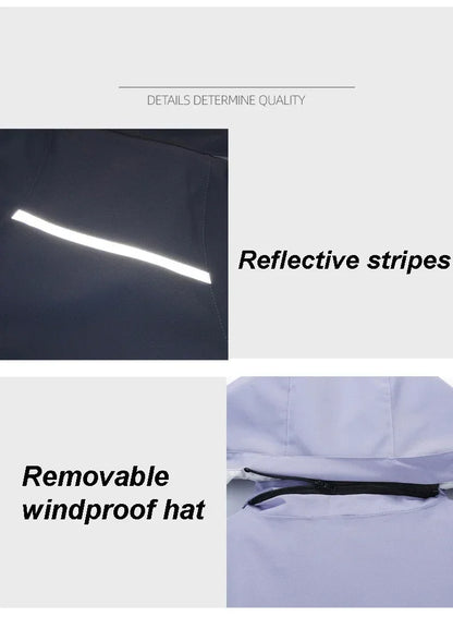 Women's Ski Suit Winter Waterproof Warm Hooded Windproof Raincoat Snow Pants Outdoor Snowboard Wear Set Skiing Overalls - The Clothing Company Sydney