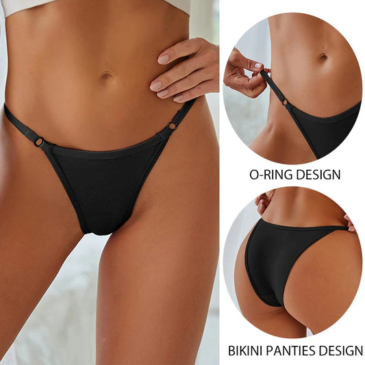 3 Pack Women's Cotton Panties Low Waist Bikini Briefs Ladies Underwear Soft Solid Underpants Lingerie The Clothing Company Sydney