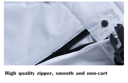 Women's Ski Suit Winter Waterproof Warm Hooded Windproof Raincoat Snow Pants Outdoor Snowboard Wear Set Skiing Overalls - The Clothing Company Sydney