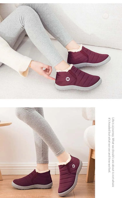 Men's Boots Snow Hiking Winter Boots For Men Outdoor Men Shoes Platform Work Shoes Footwear - The Clothing Company Sydney