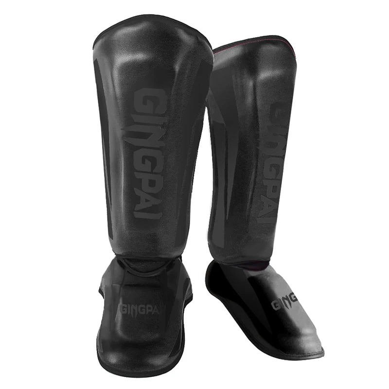 Muay Thai Kickboxing Boxing Shin Guard Pads Martial Arts Leg Protector Taekwondo Ankle Guards - The Clothing Company Sydney
