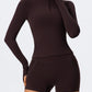 2 Piece Sports Suit Women Half Zipper Long Sleeves Slim Yoga Set Flared Activewear Gym Workout Sportswear The Clothing Company Sydney