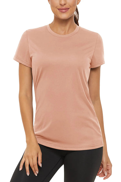 Summer Casual T-shirts UPF 50+ Quick Dry Womens Skin Sun Protection T-shirt Outdoor Running Swim Athletic T shirts Tops - The Clothing Company Sydney
