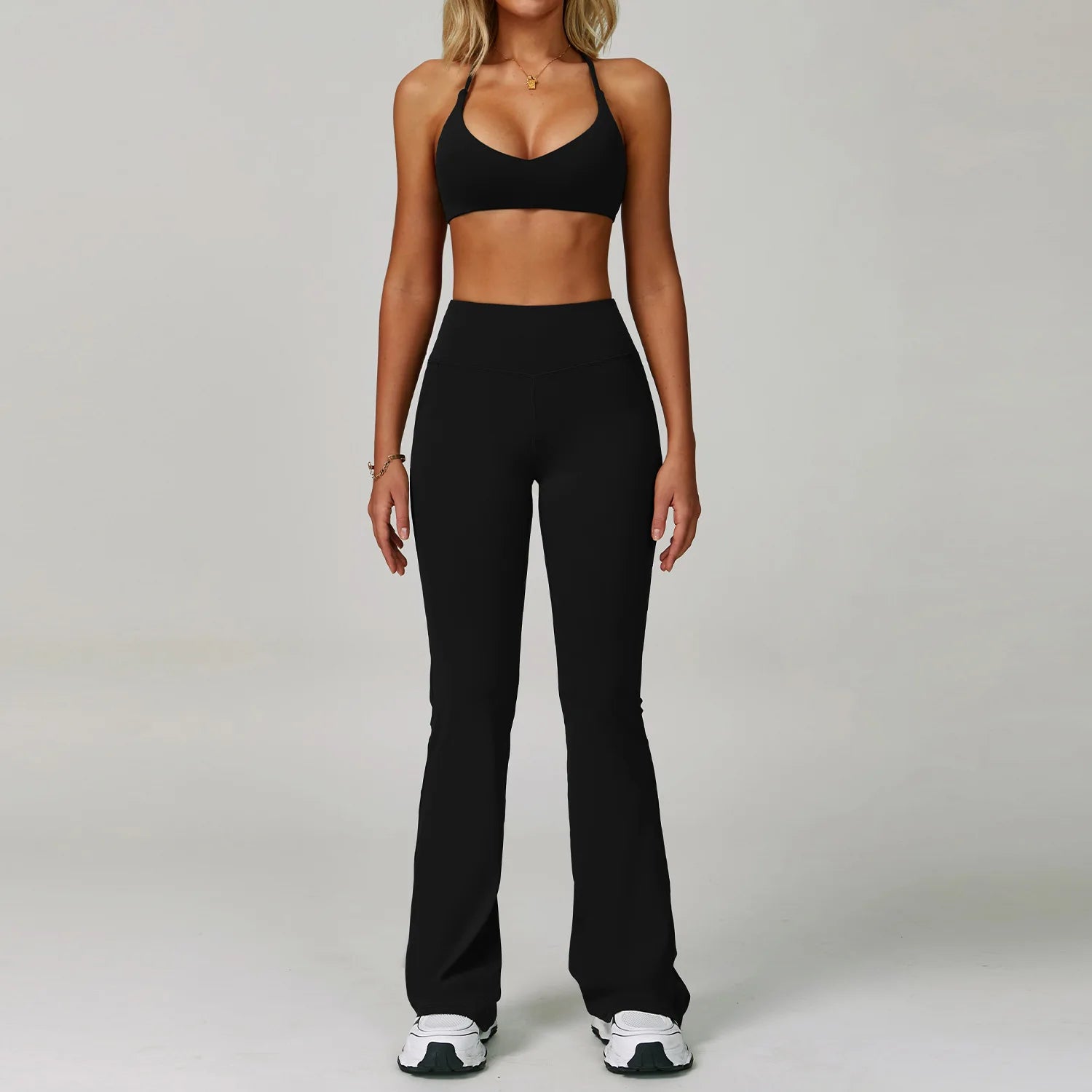 2 Piece Set Women's Tracksuit Fitness Clothes Yoga Sets Sportswear Workout Bra High Waist Leggings Set Gym Clothing Sports Suits The Clothing Company Sydney