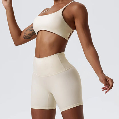 Yoga Clothing Push Up Gym Shorts Womens High Waist Sports Leggings Workout Cycling Shorts - The Clothing Company Sydney