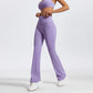2 Piece Sports Suit Women Half Zipper Long Sleeves Slim Yoga Set Flared Activewear Gym Workout Sportswear The Clothing Company Sydney