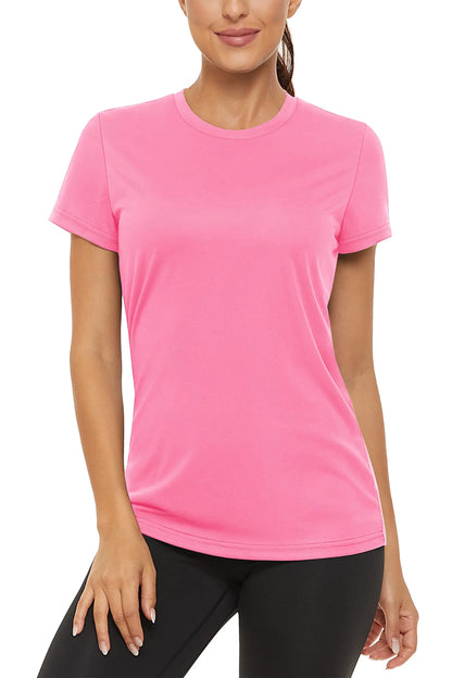 Summer Casual T-shirts UPF 50+ Quick Dry Womens Skin Sun Protection T-shirt Outdoor Running Swim Athletic T shirts Tops - The Clothing Company Sydney