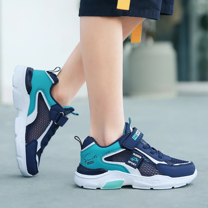Boys Summer Breathable Mesh Sneakers – Lightweight Casual Sports Shoes for Kids The Clothing Company Sydney