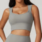 Women's Sports Bras Fitness Vest High Strength Sports Top Backless Yoga Bra Running Fitness Breathable Shockproof Yoga Bra The Clothing Company Sydney