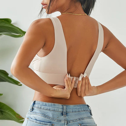 Deep V Women Bras Push Up Padded Tops Female Wireless Underwear Ladies Plus Size Bralette Intimates Lingerie Top The Clothing Company Sydney